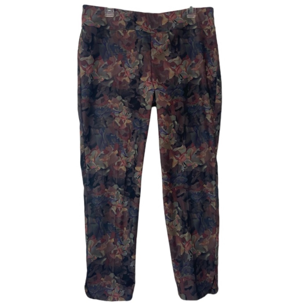 Soft Surroundings fall floral abstract leggings jeggings. Size large